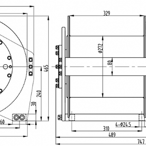 ST-40液壓絞車(chē)（加長(zhǎng)款）